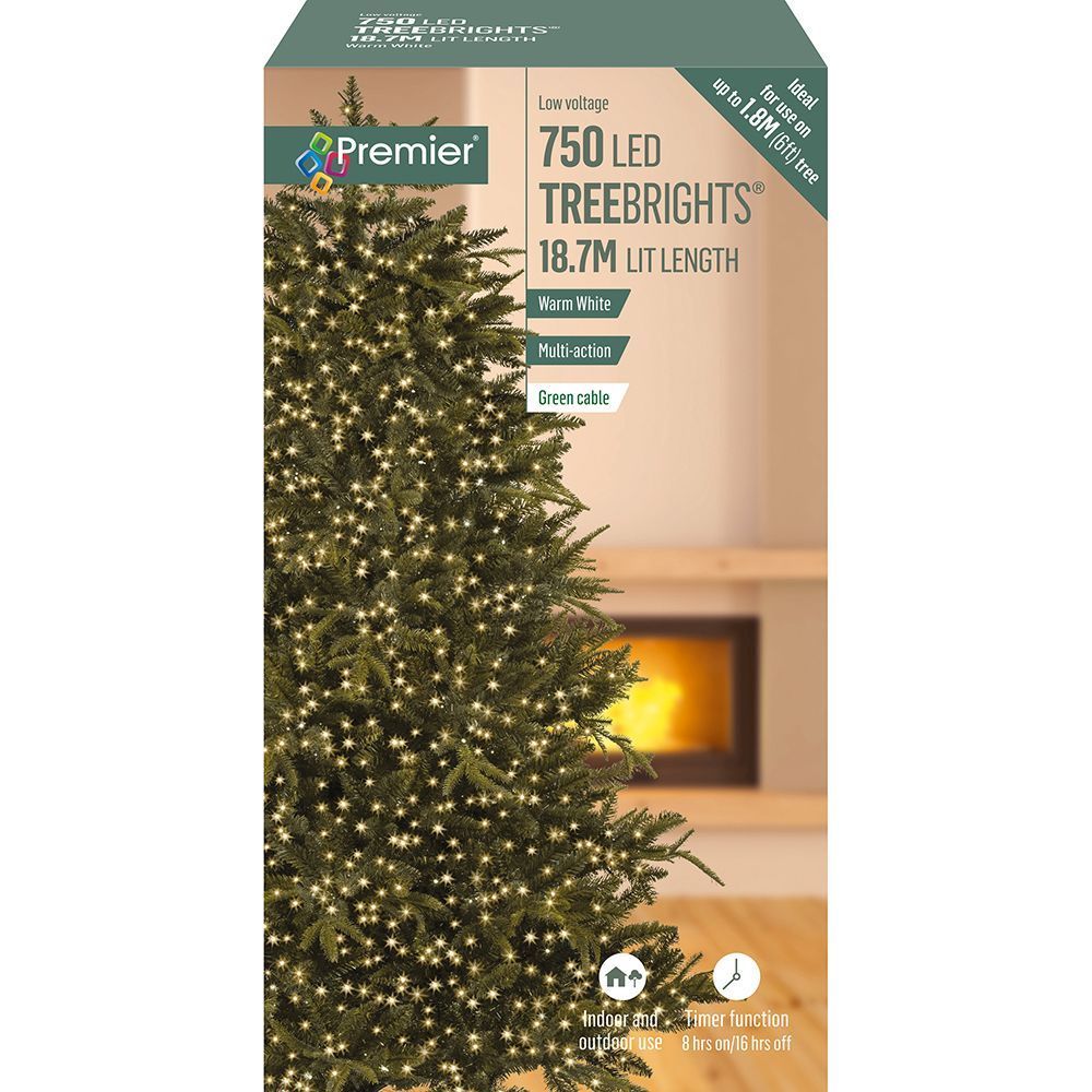 Premier TreeBrights 750 LEDs 18m - Warm White